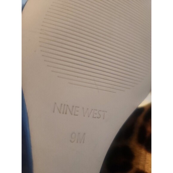 Nine West Women's Natural Multi Carter Cheetah Wedge Ankle Boots Booties Size 9M - Picture 6 of 7